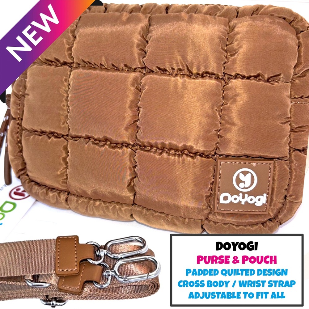 DoYogi Quilted Crossbody Bag & Pouch SIENNA
